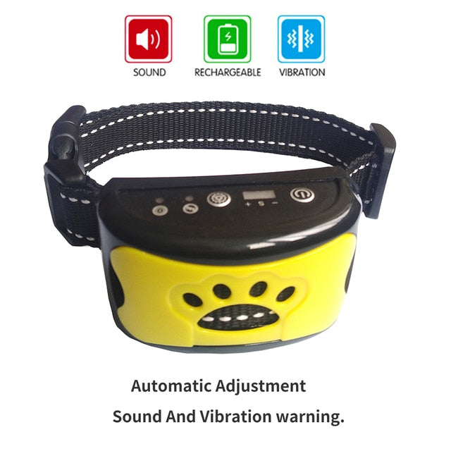 Anti-Bark Training Collar — Ultrasonic + Vibration, No Guesswork