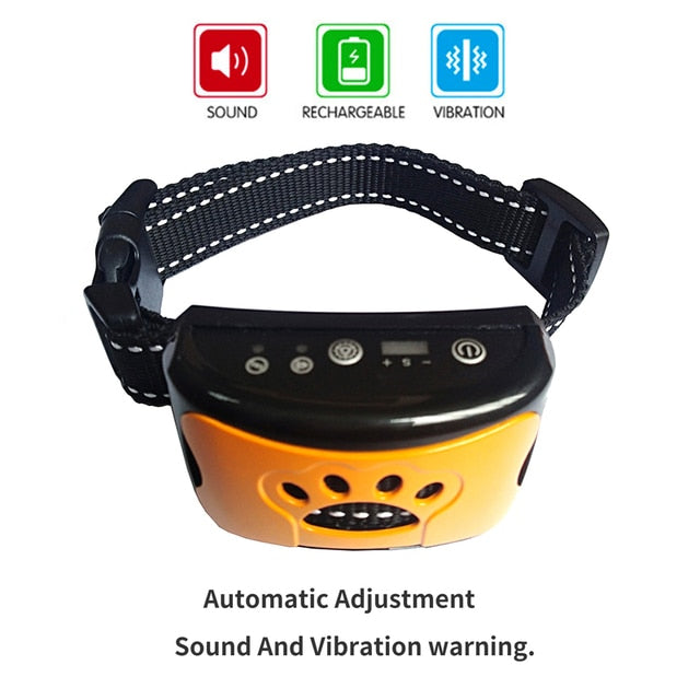 Anti-Bark Training Collar — Ultrasonic + Vibration, No Guesswork