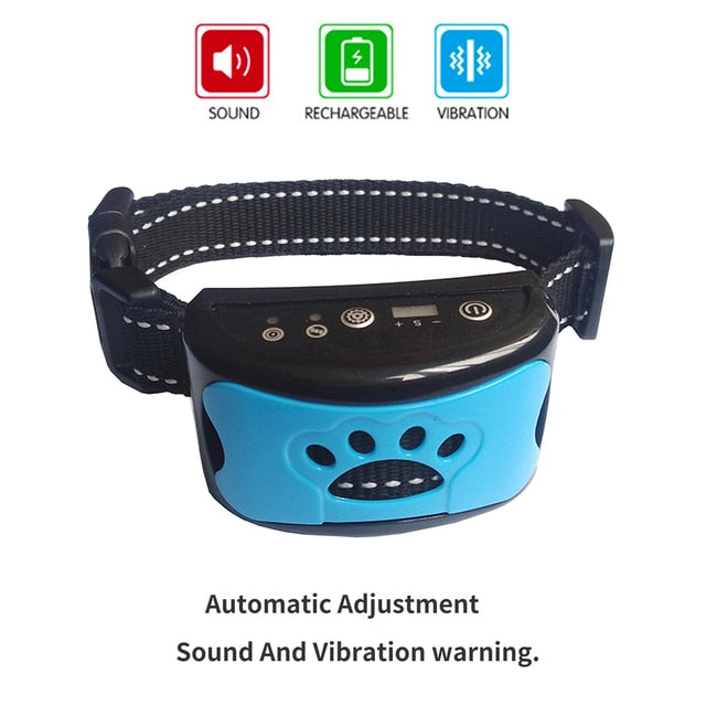 Anti-Bark Training Collar — Ultrasonic + Vibration, No Guesswork