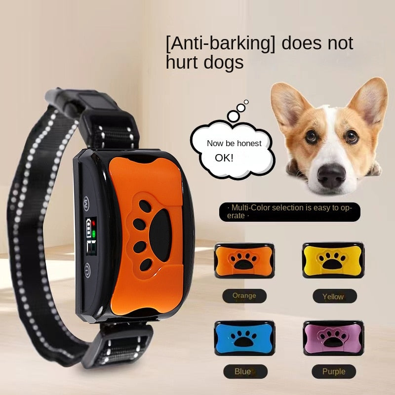 Anti-Bark Training Collar — Ultrasonic + Vibration, No Guesswork
