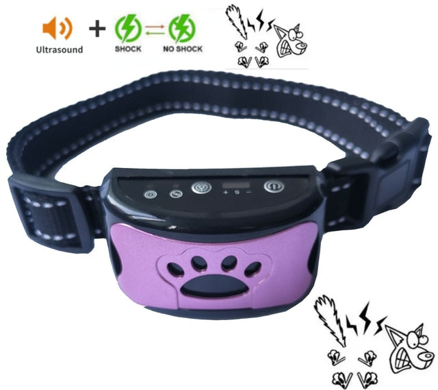 Anti-Bark Training Collar — Ultrasonic + Vibration, No Guesswork