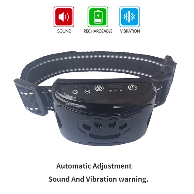 Anti-Bark Training Collar — Ultrasonic + Vibration, No Guesswork