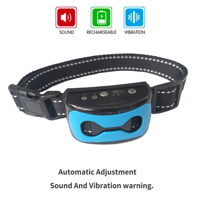 Anti-Bark Training Collar — Ultrasonic + Vibration, No Guesswork
